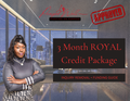 3 Month ROYAL Credit Package